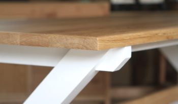 Cottage-Style Trestle Dining Table
